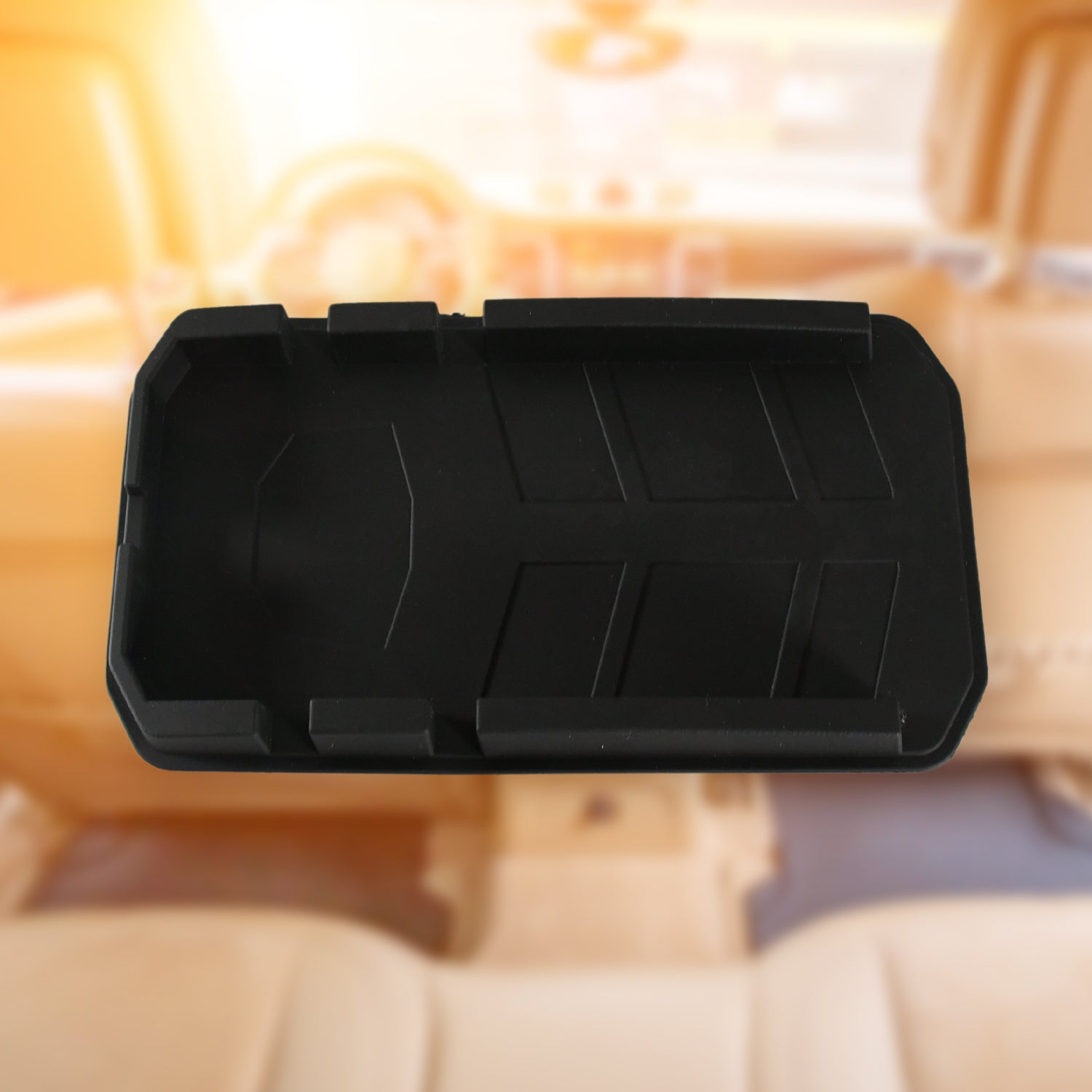 Multipurpose Car Mobile Holder for Dashboard, Anti-slip Durable Silicone Tray Dashboard Pad Storage Mat, Cell Phone Holder, Sun Glasses Stand, GPS Navigation Holder For Car - Shopmania Wholesale