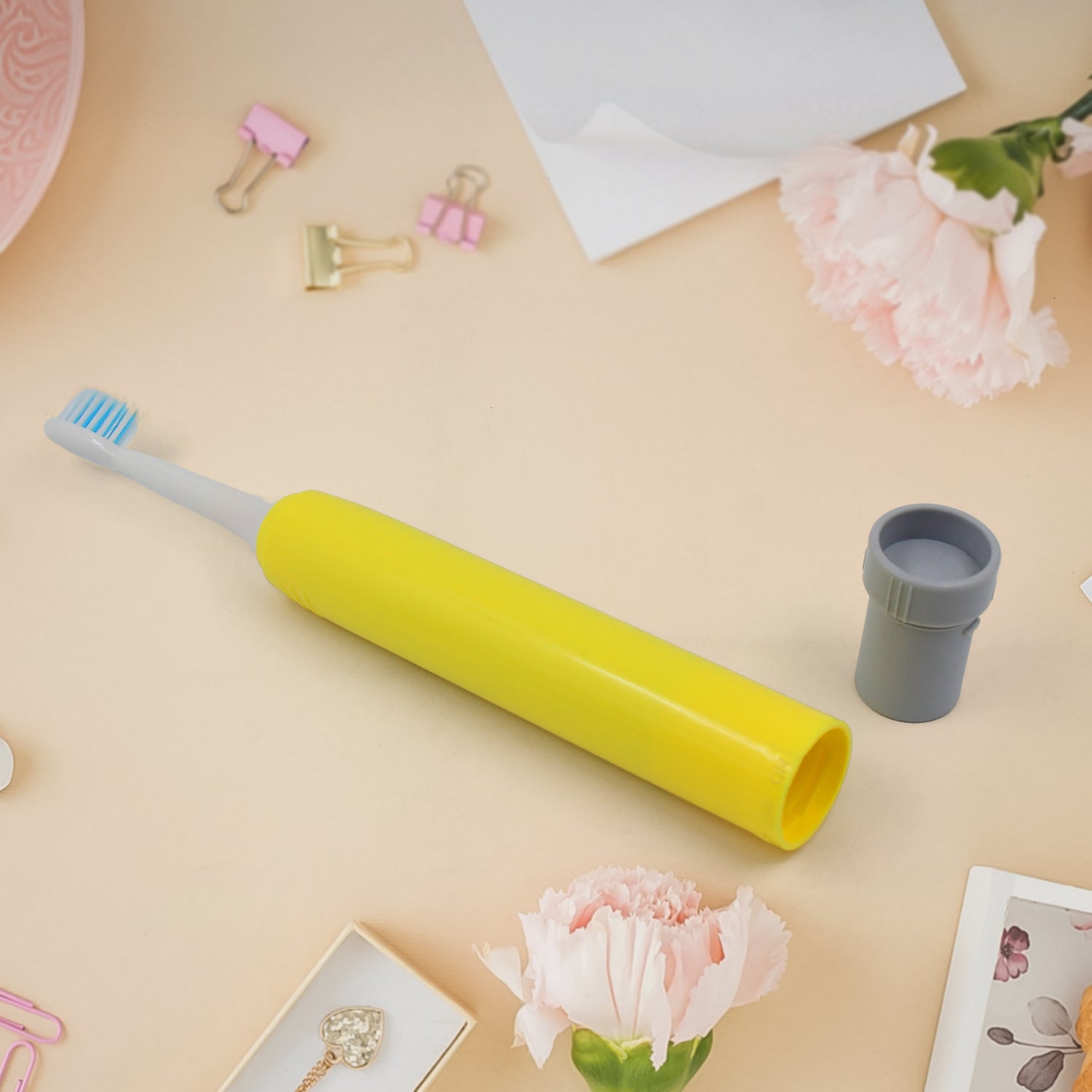 Adult Waterproof Electric Toothbrush 1 Head Battery Operated Toothbrush (1 Pc / Battery Not Included / Mix Color) - Shopmania Wholesale