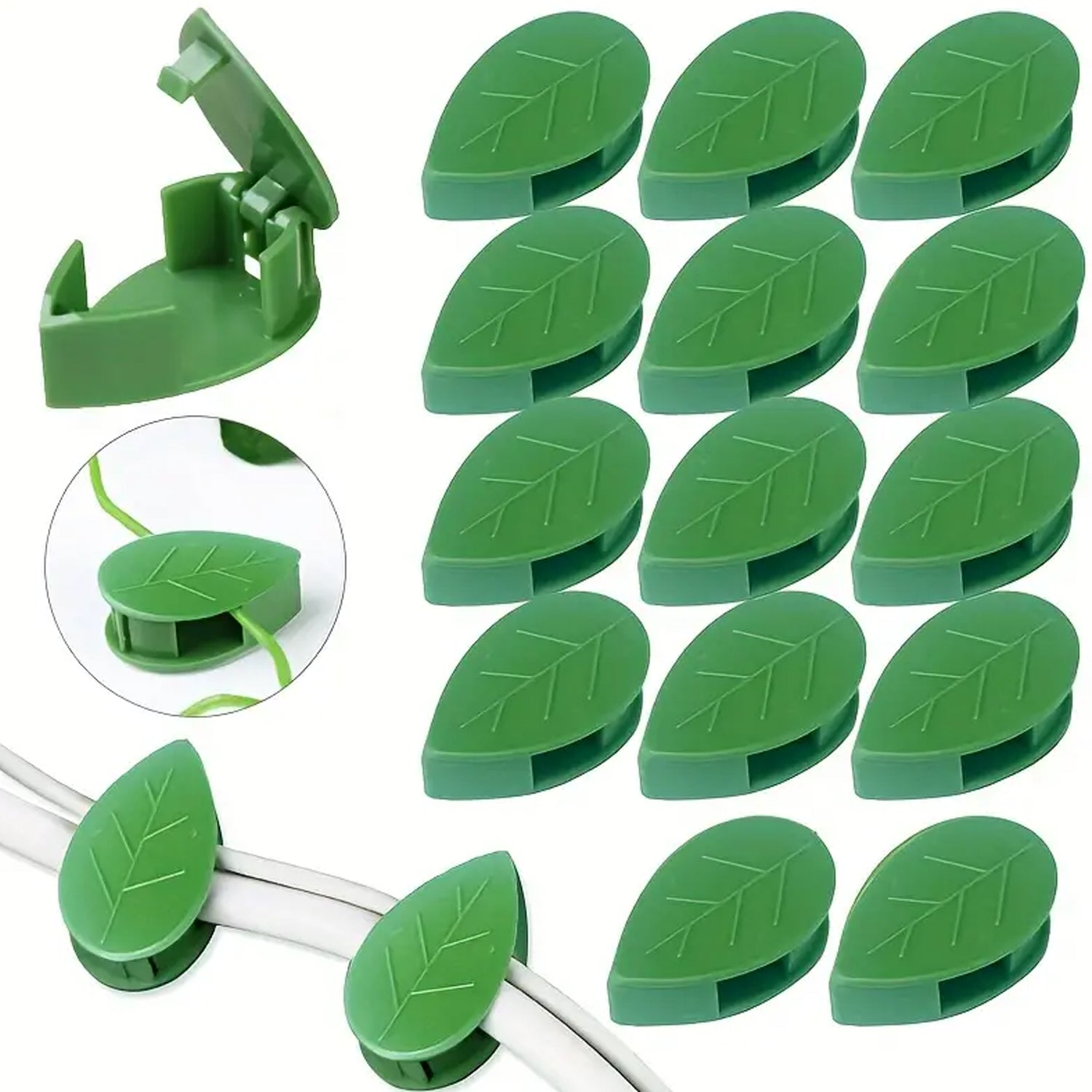 Plant Climbing Wall Fixture Clip Self-Adhesive Hook Vines Traction Invisible Stand Green Plant Clip Garden Wall Clip Plant Support Binding Clip Plants for Indoor Outdoor Decoration (30 Pcs Set) - Shopmania Wholesale
