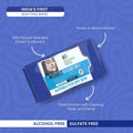 Refreshing Wet Wipes for Face | Facial Cleansing | Refreshing & Skin Hydration| Soothing for skin | pH Balance & Alcohol Free | Nourishing with Fruit extract | 25 Wipes - Shopmania Wholesale