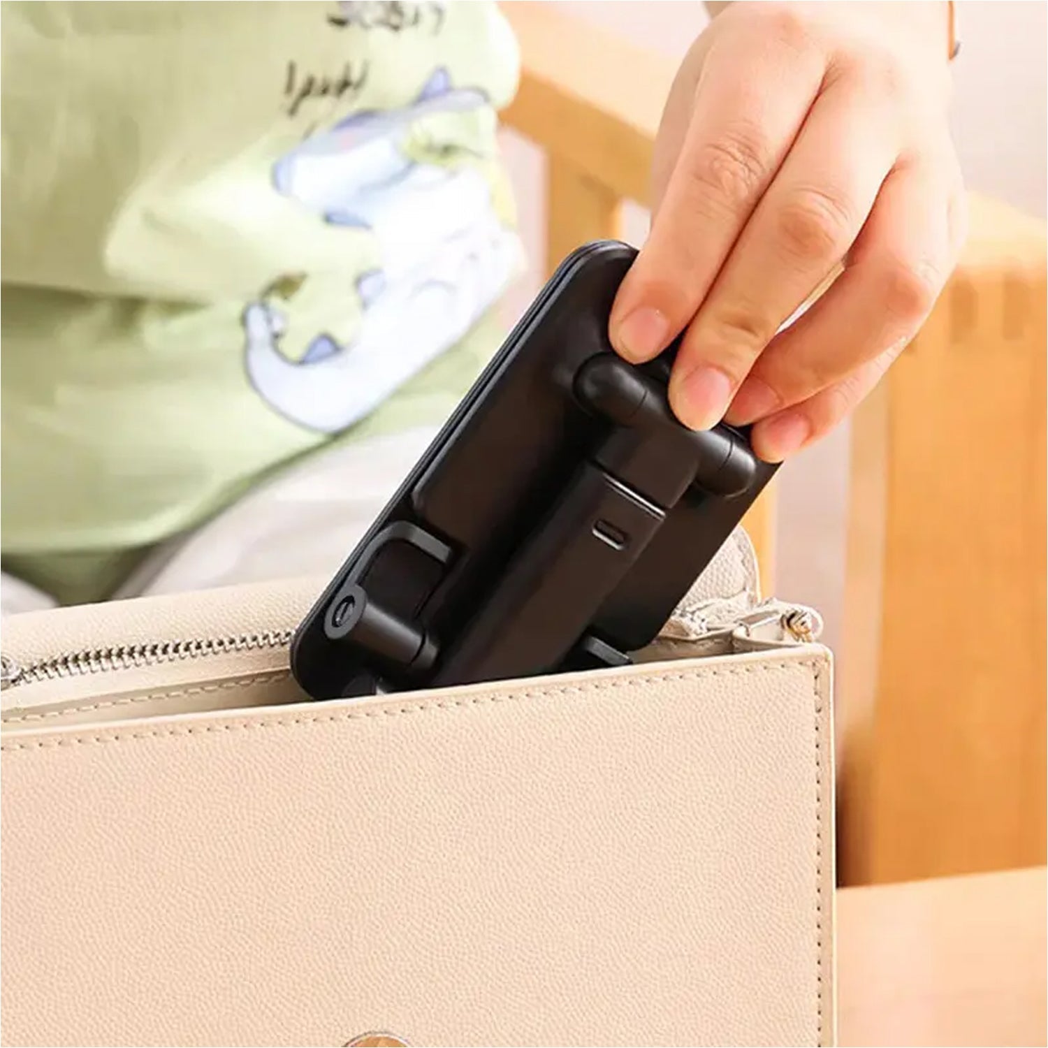 DESKTOP CELL PHONE STAND PHONE HOLDER FULL 3-WAY ADJUSTABLE PHONE STAND FOR DESK HEIGHT + ANGLES PERFECT AS DESK ORGANIZERS AND ACCESSORIES - Shopmania Wholesale