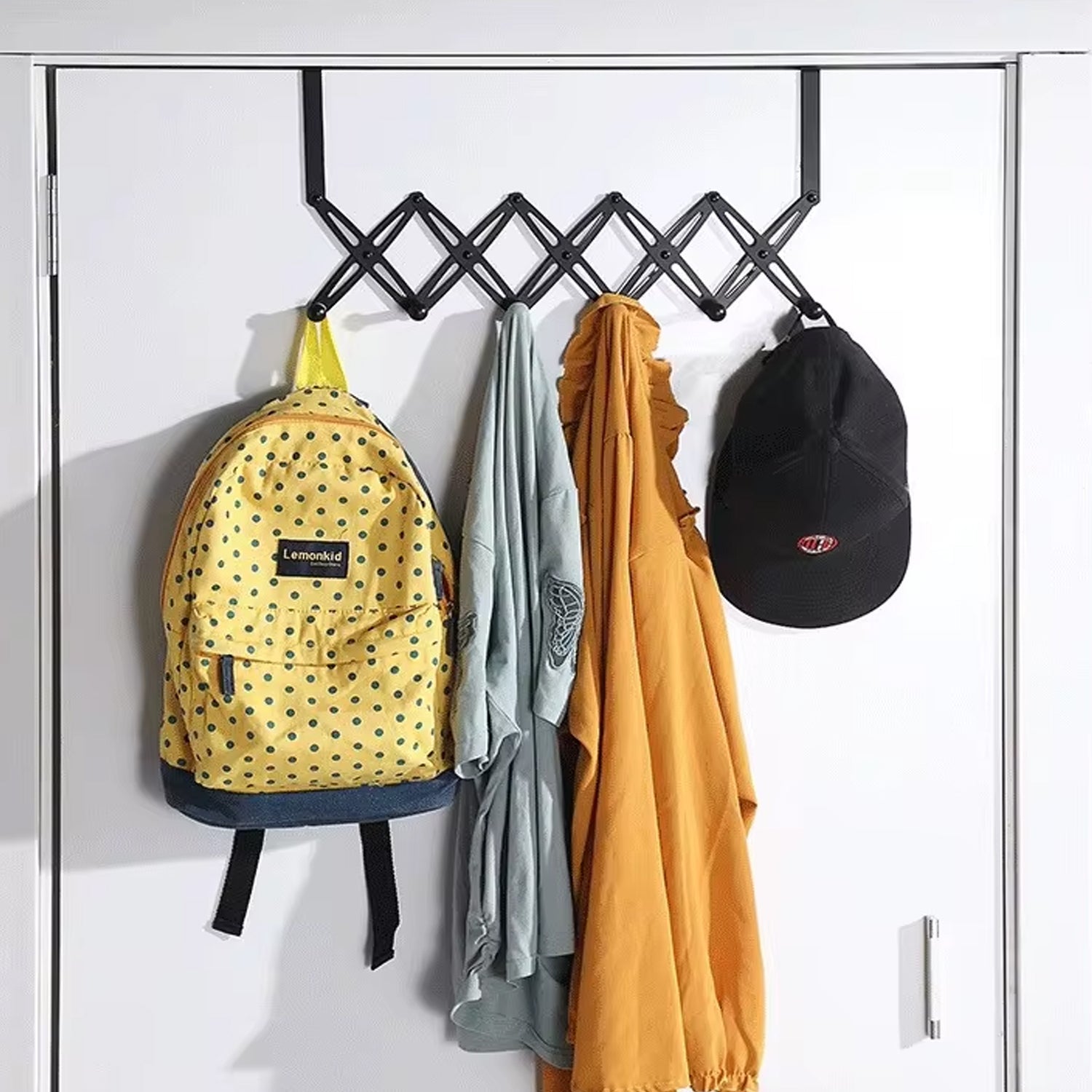 6 Hook Door Hanger, Steel Coat Rack (1 Pc) - Shopmania Wholesale