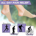 Foot Arch Support for Men & Women | Medial Arch Support for Flat Feet Correction Sleeve with Cushion | Plantar Fasciitis Leg Foot Pain Relief Product | Foot Care for Orthopedic Shoes Slippers, (1 Pair) your brand