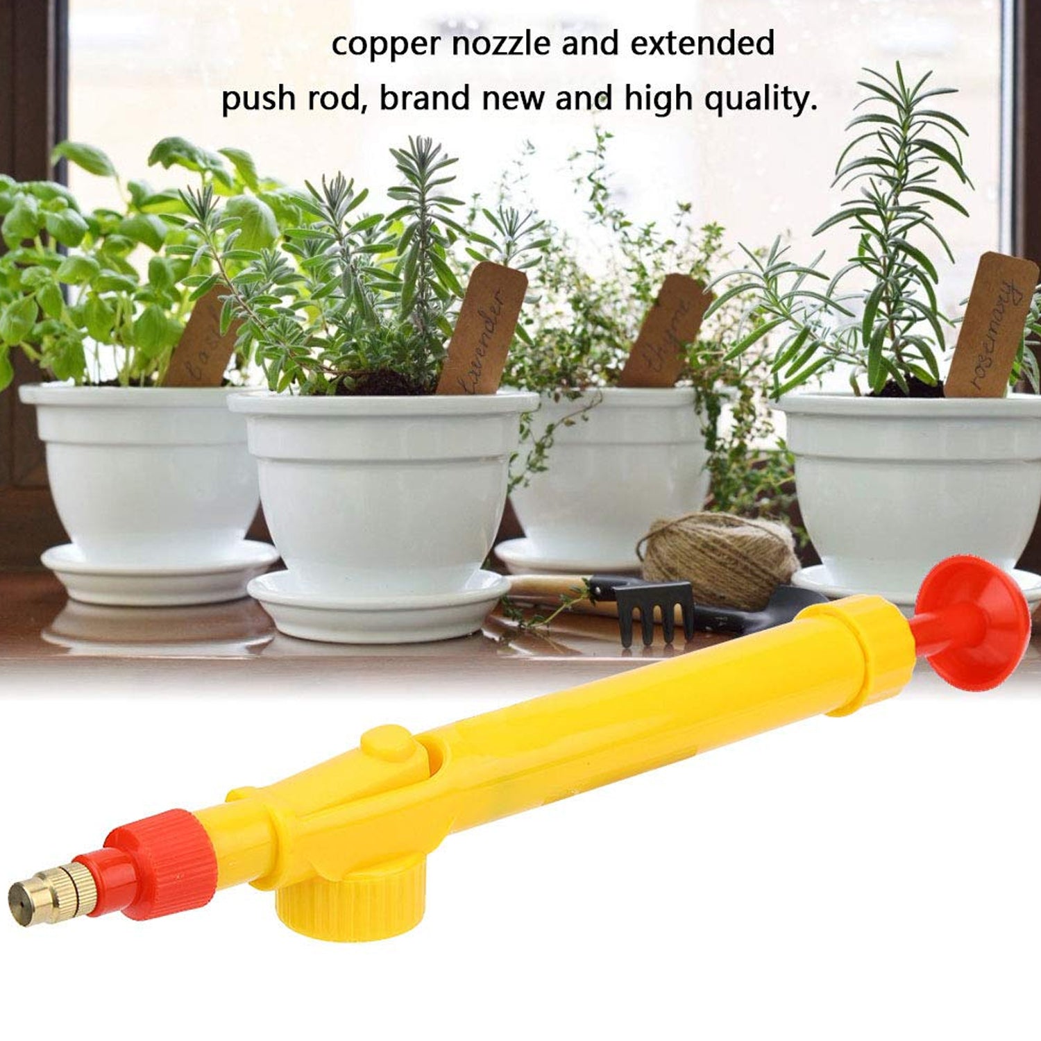 Water Bottle Spray Gun Nozzle Manual Adjustable Water Pump Garden & Washing Hand Held Sprayer, Watering Can Sprayer Pressure Nozzle Irrigation Tool and Pump for Efficient Care - Boost Your Gardening Experience (1 Pc) - Shopmania Wholesale