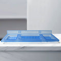 Elegant 4-in-1 glass soap dish, perfect for bathrooms