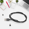 Magnetic Charging Cable 3 in 1 Metal Magnetic Micro USB Type C Lighting Cable with LED, Multiple Charging Adapters for All Android and all Smartphones  (Compatible with All Android and iPhone Smartphones, Tablet, PC, Mobile - Shopmania Wholesale