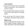 Cleaner liquid for mopping, provides disinfectant and insect repellent action