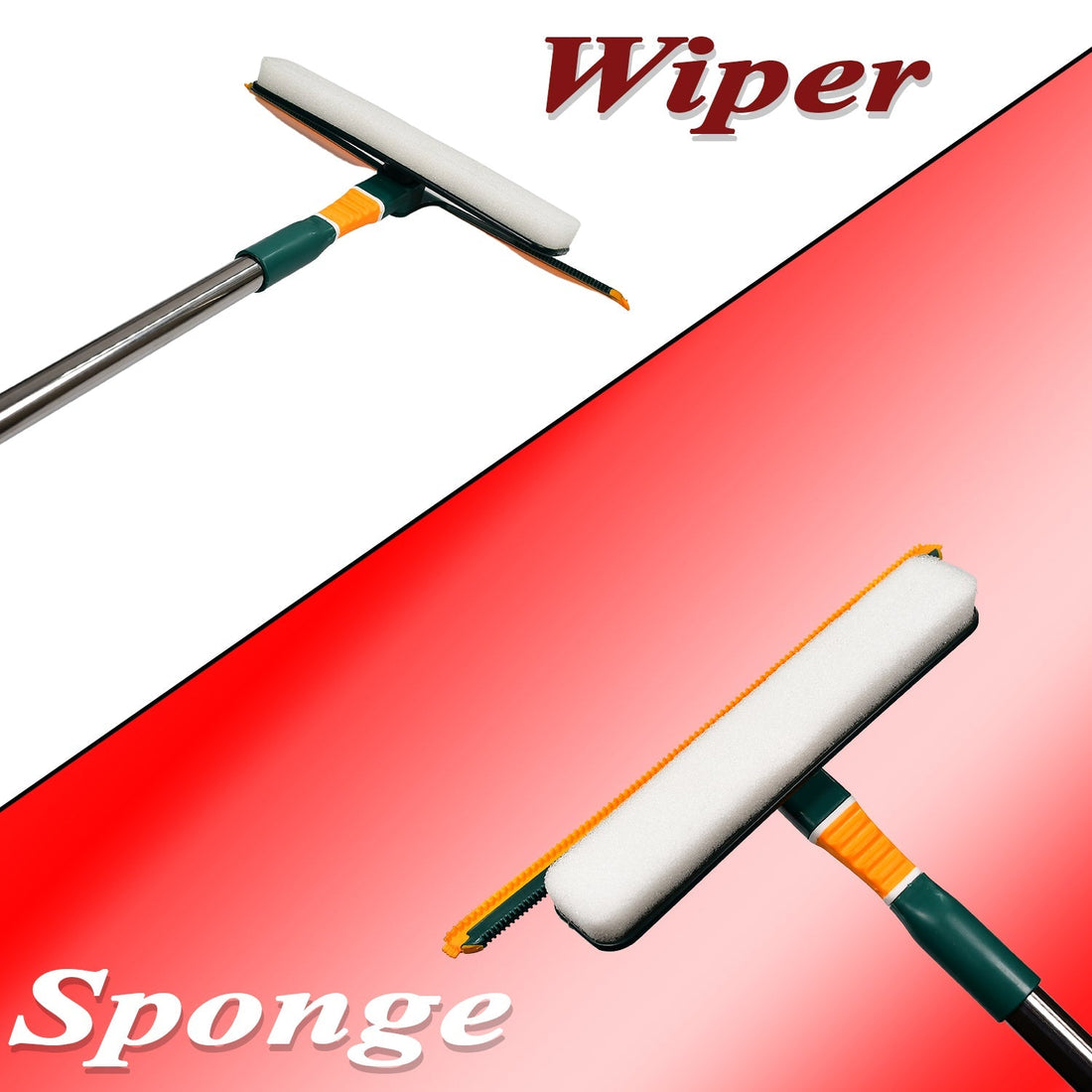 3 IN 1 GLASS WIPER USED IN ALL KINDS OF HOUSEHOLD AND OFFICIAL PLACES FOR CLEANING AND WIPING OF FLOORS, GLASSES AND DUST ETC. - Shopmania Wholesale