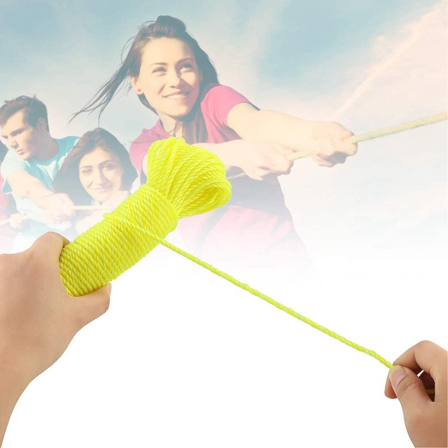 3M durable laundry drying rope ideal for hanging clothes.