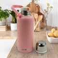Stainless Steel tumblers 316 Stainless Steel, Vacuum Insulated Cup / Bottle, Portable Travel Kettle / Water Bottle with Handle, Outdoor Large Capacity Sports Kettle Cups / Bottle (1300 ML) - Shopmania Wholesale