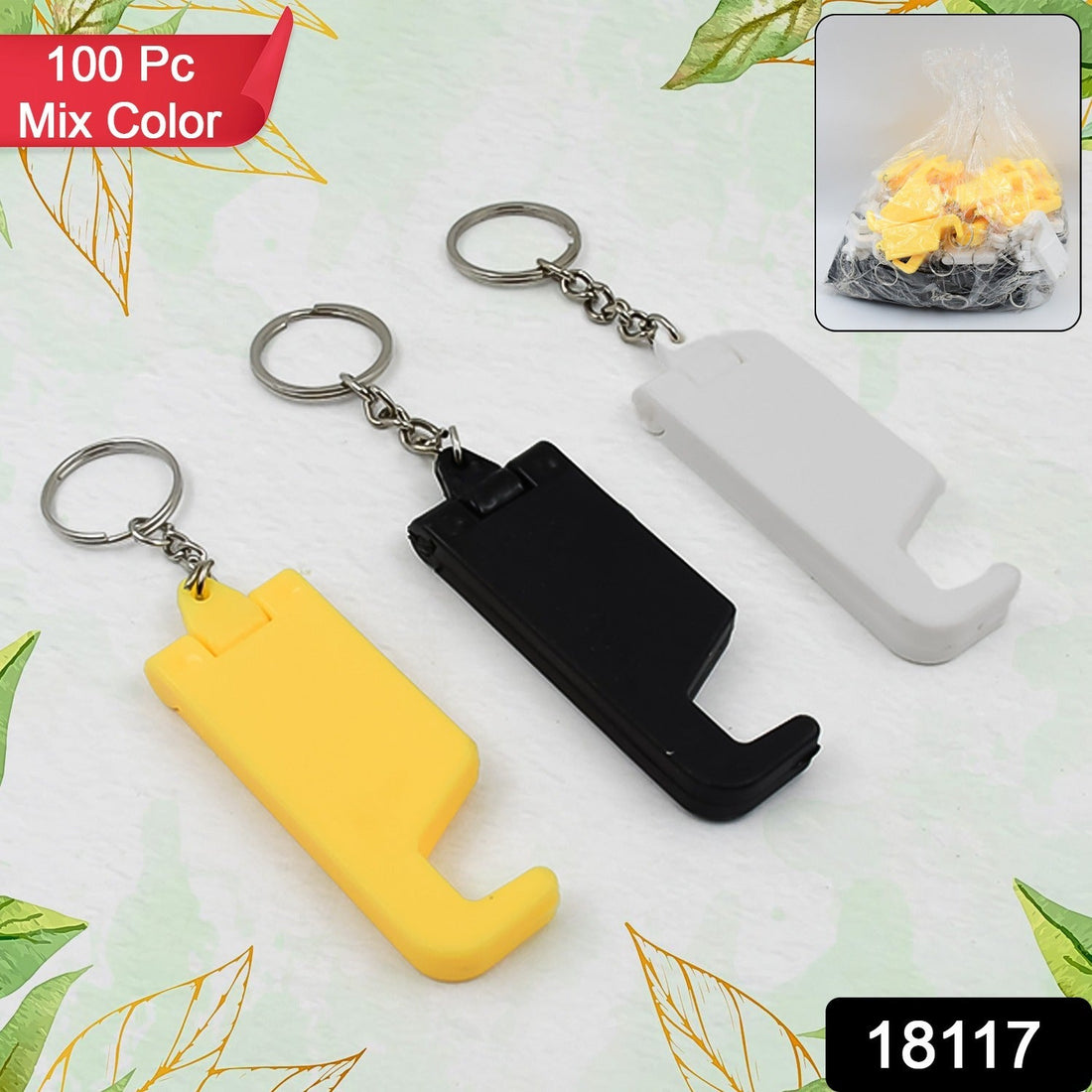 2 in 1 Plastic Keychain
