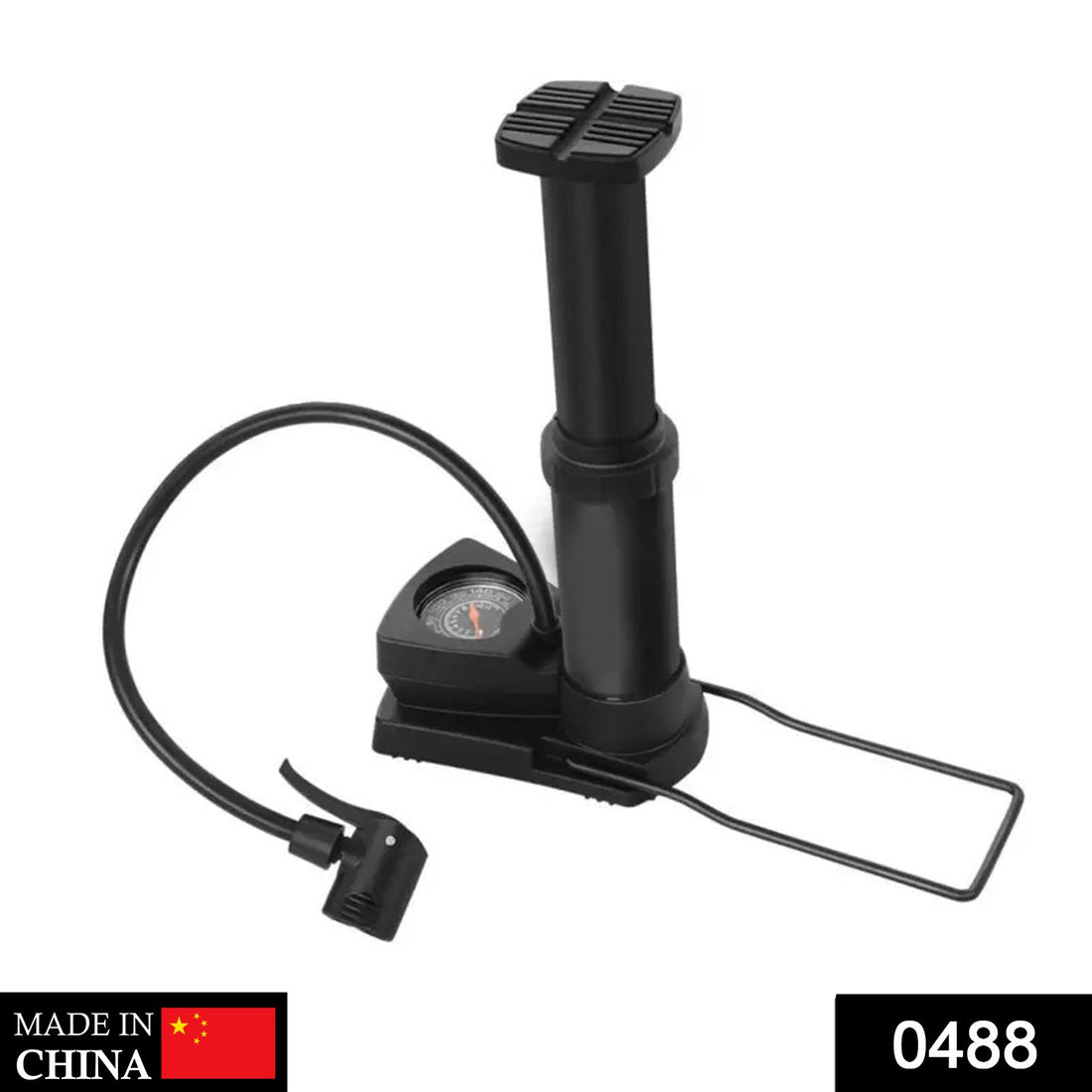 Mini foot pump for vehicles
