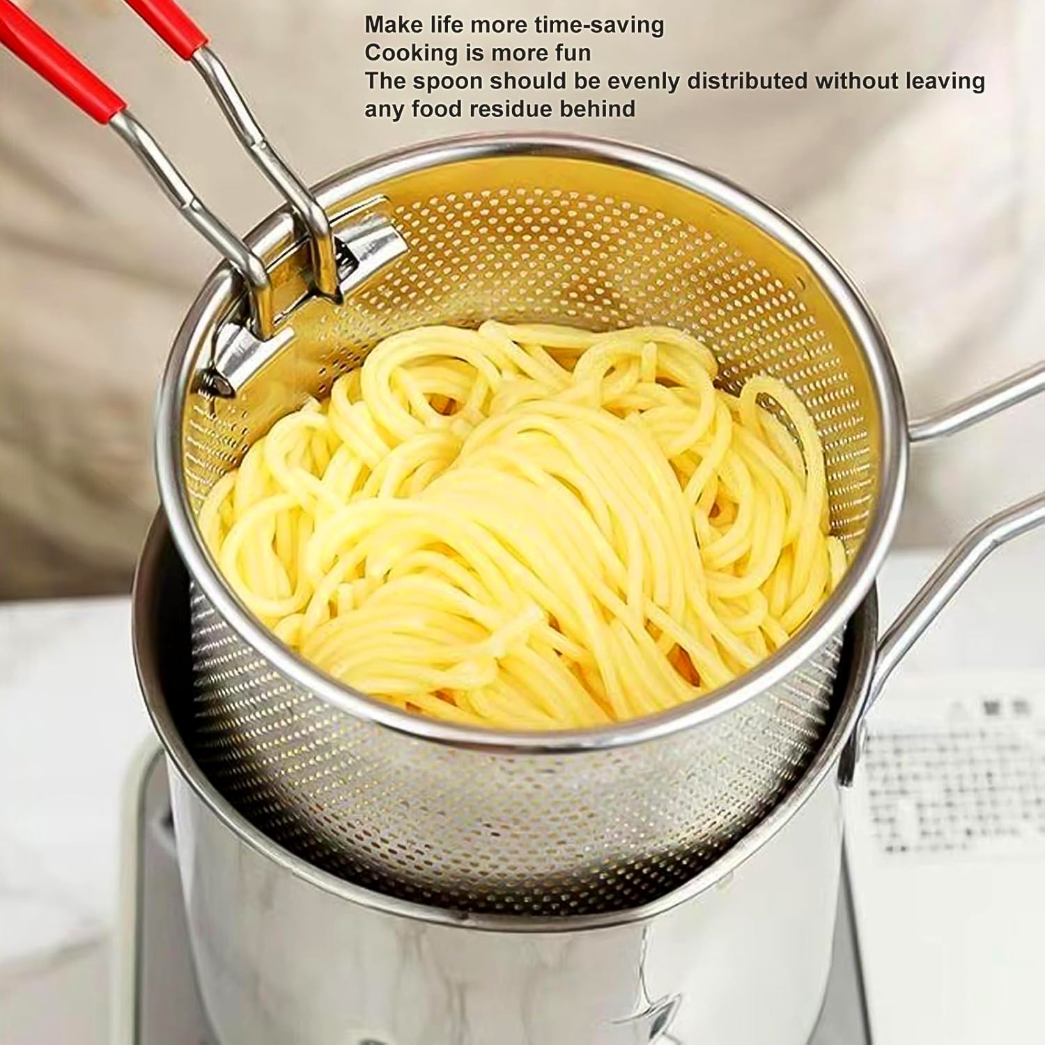 Small Deep Frying Pot With Strainer Basket (2 Pc Set) - Shopmania Wholesale