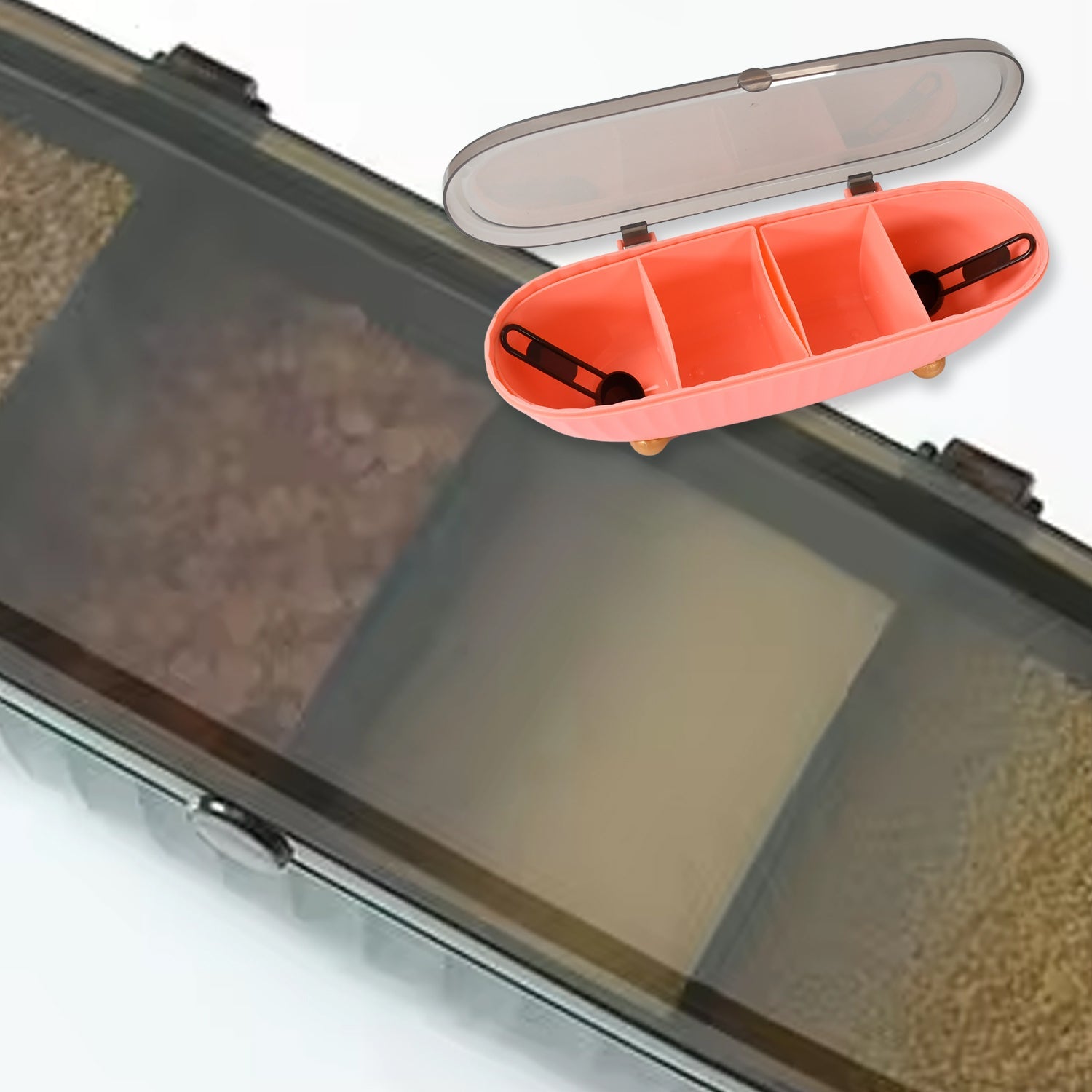 8255 Spice Bottle Spice Jar Durable Spice Seasoning Box, Jar Food Grade Spoon Seasoning Case for Kitchen / Dry fruit Tray (1 Pc) - Shopmania Wholesale