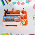 Tissue Paper Storage Holder, Stationery Storage Remote Control, Decorative Pen, Pencil, Napkin, Mobile Phone Multi-Function Desk Storage Organizer for Home and Office (6 Compartment) your brand