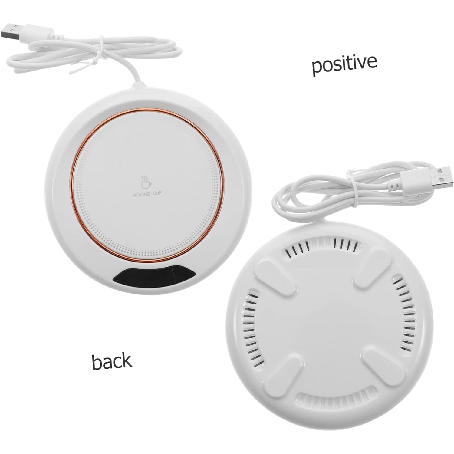 USB Warm Coaster Heated Coffee Mug Portable Office Desk Portable Cup, Heater Coffee Mug Warmer Electric Cup Warmer (1 Pc) - Shopmania Wholesale