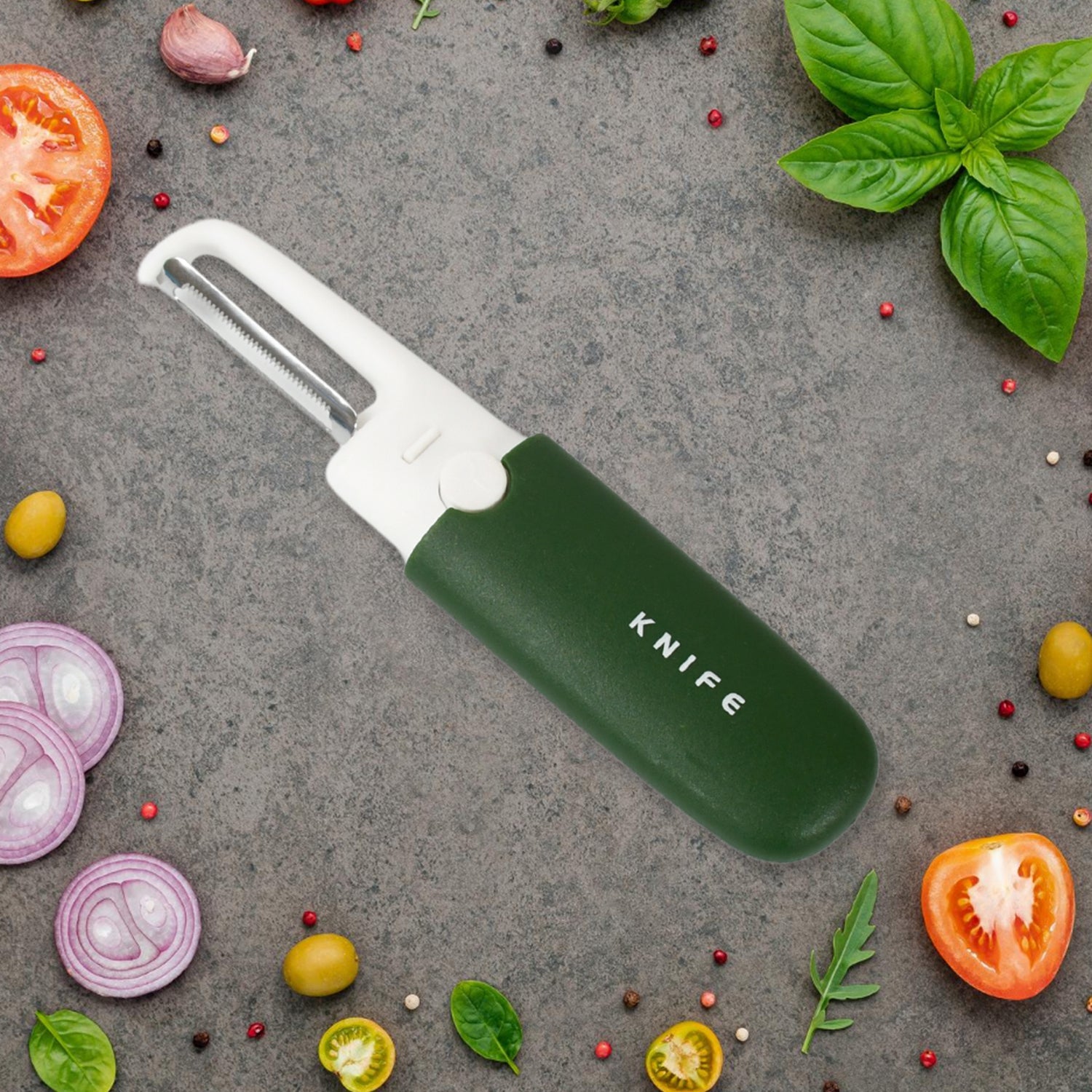 2 in 1 Knife, Multifunctional peeler Two in one fruit knife, fruit and vegetable cutting knife+sawtooth peeler, apple, carrot, potato, fruit slice antiskid - Shopmania Wholesale