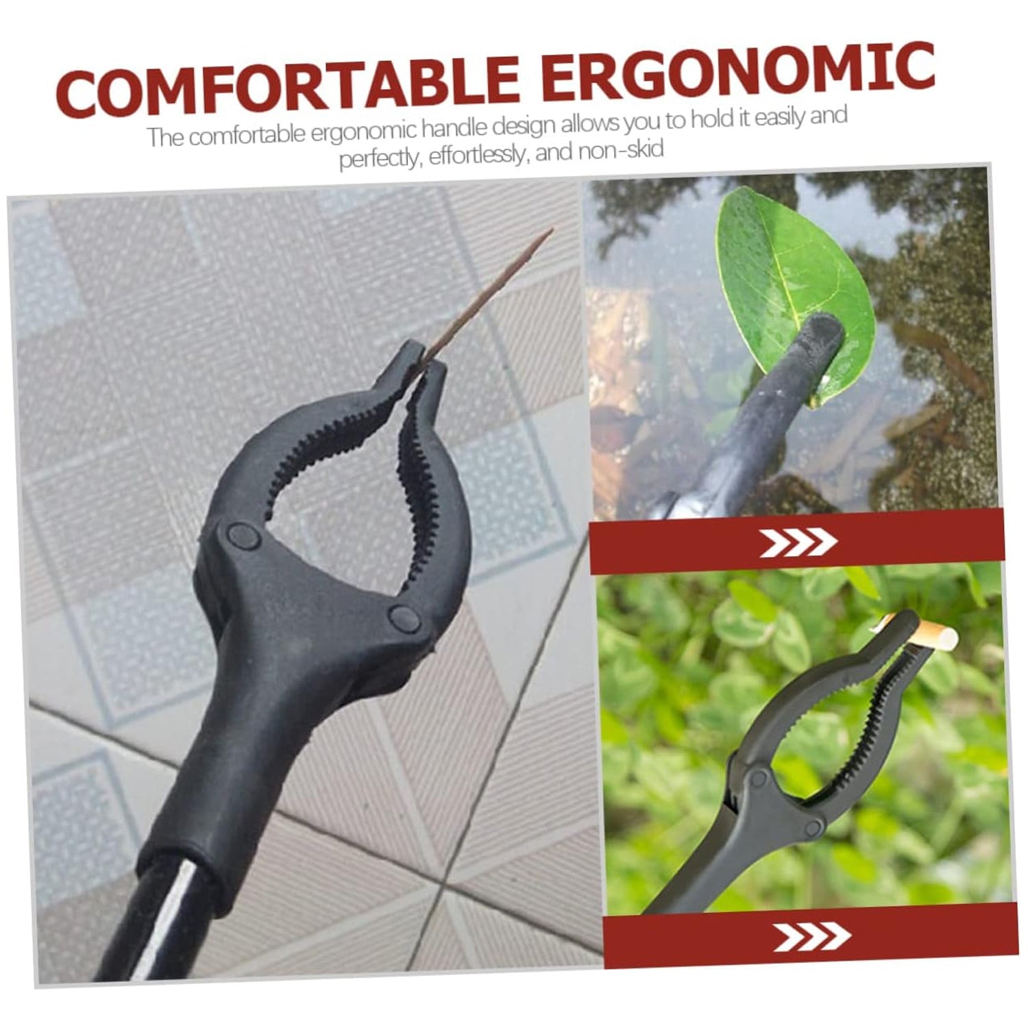 Extra Long Pickup Aid Trash Picker Upper, Rotating Hand, Heavy Duty Grip Arm - Reaching Assist for Litter, Elderly, Garden  Disabled, Handicap Arm your brand