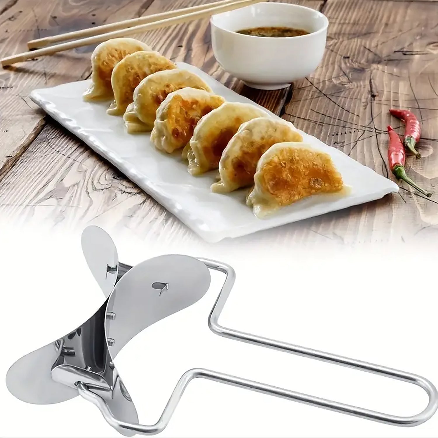 Puri Cutter Stainless Steel Roller Machine for Baking Tools - Shopmania Wholesale