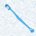 2 in 1 Soft Toothbrush and Tongue With Toothbrush Cover Cleaner Scraper for Men and Women, Kids, Adults Plastic Toothbrush Cover / Case / Holder (1 Pc) - Shopmania Wholesale