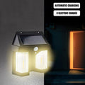 Outdoor Solar Wall Lamp Outdoor Waterproof High Quality Lamp Induction Garden Lamp Garden Villa Night Lamp Double Lamp Light (1 Pc) your brand