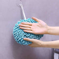 Hand Towels for Bathroom, Kitchen Hand Towel Hand Dry Towels Absorbent Soft Hanging Hand Bath Towels Microfiber Plush Chenille Hand Towel Ball Machine Washable Bathroom with Loop (1 Pc) - Shopmania Wholesale