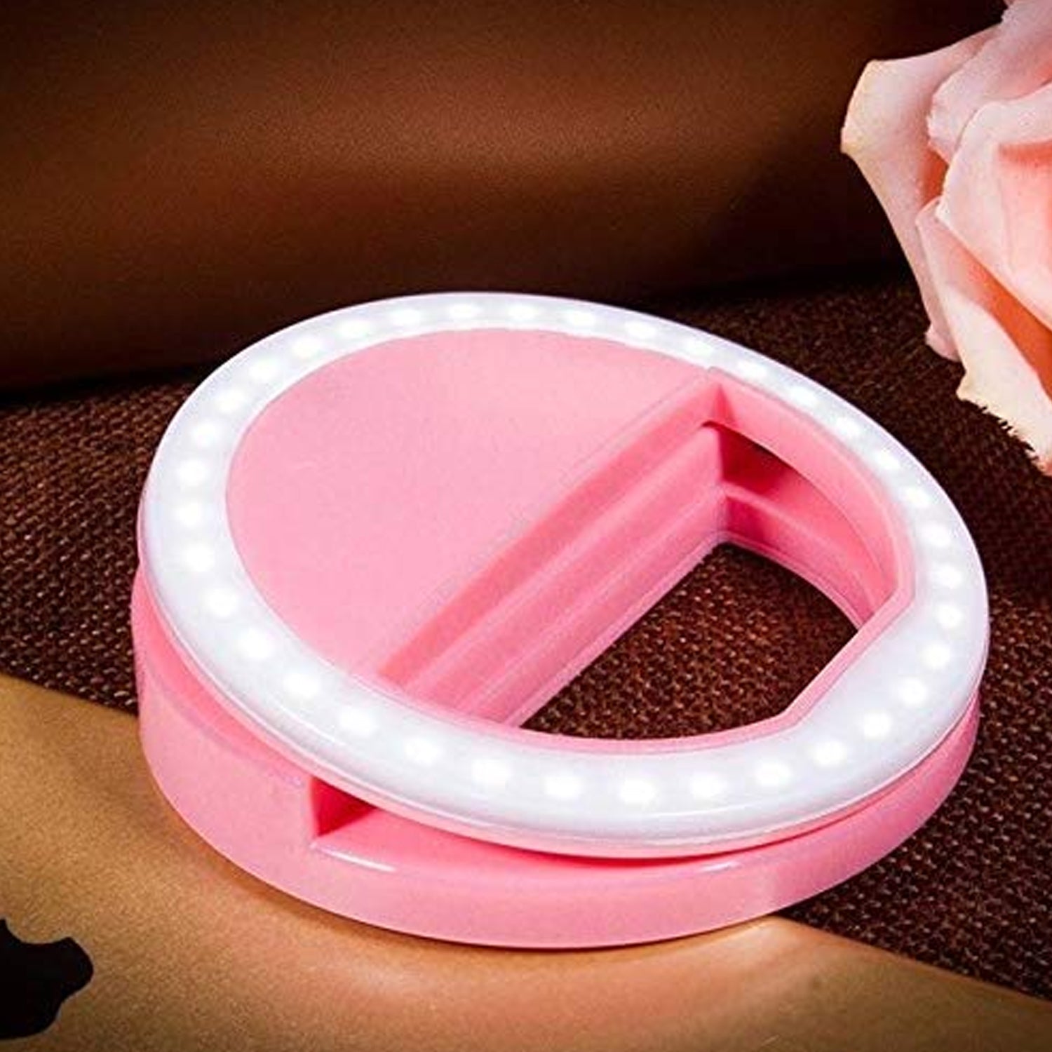 Phone Selfie Light Selfie Ring Light Selfie Light for Smartphone Selfie Light for Phone Battery Operated Selfie Ring Light (Battery Not Included) your brand