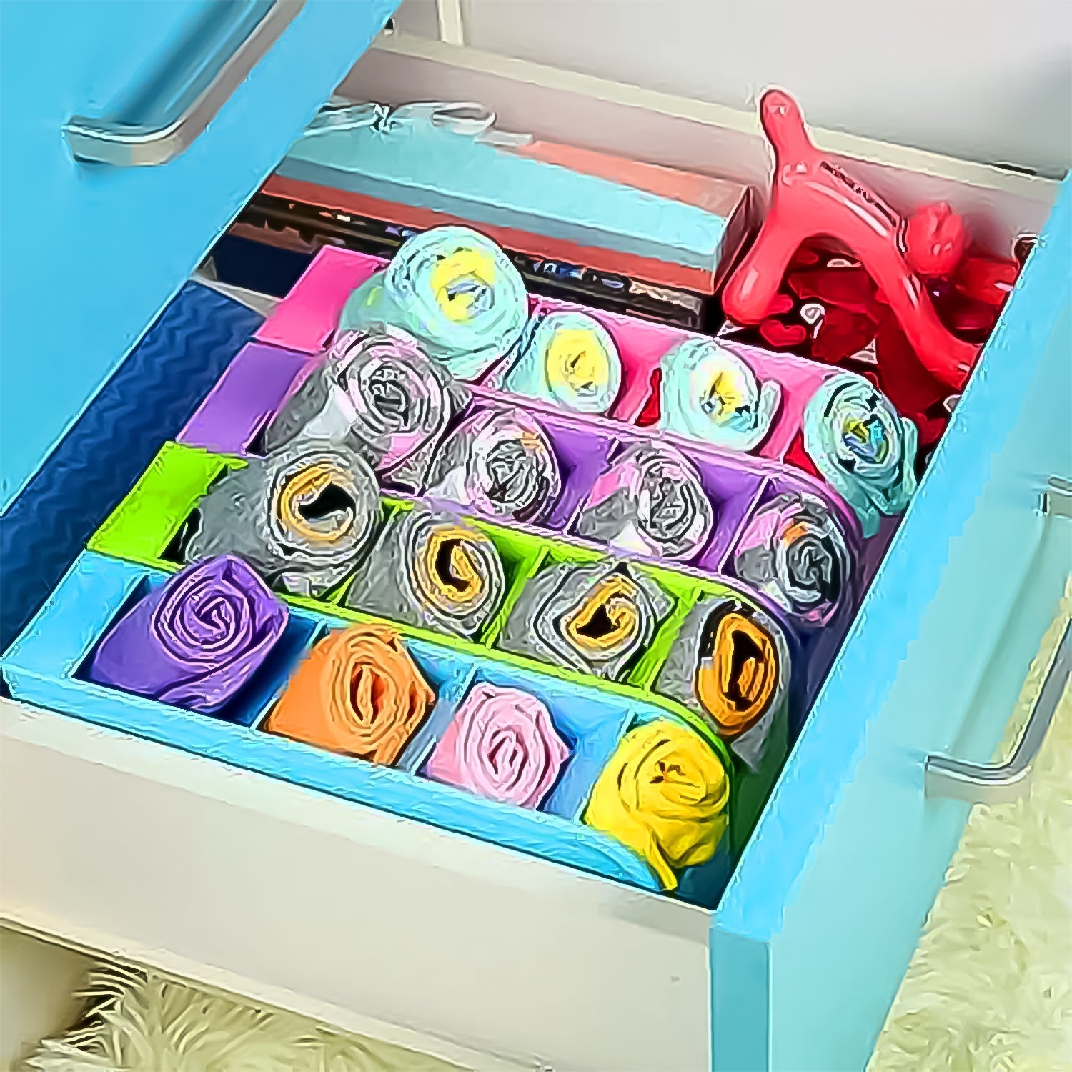 Multipurpose 4 Compartment Pen Holder Office Desktop (1 Pc) your brand