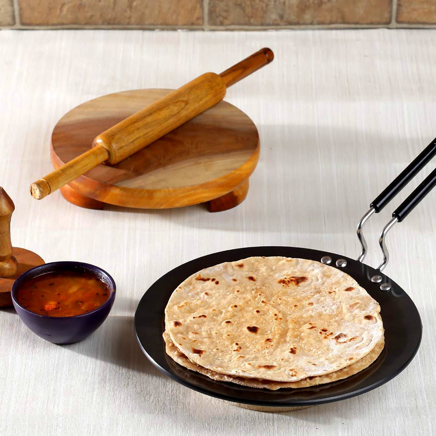 Multi Purpose Aluminium Rays Roti Tawa (9 Inch / 2-Year warranty) your brand