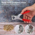 Grommet Setting Tool with 25 PCS Gold Eyelets Grommets Steel Hole Punch Setter Kit for Leather, Canvas, All Fabrics Men and Women Clothes, Shoes, Belts, Crafts - Shopmania Wholesale