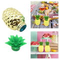 Plastic Pineapple Cups with Straw (1 Pc) - Party Favors, Hawaiian, Beach your brand