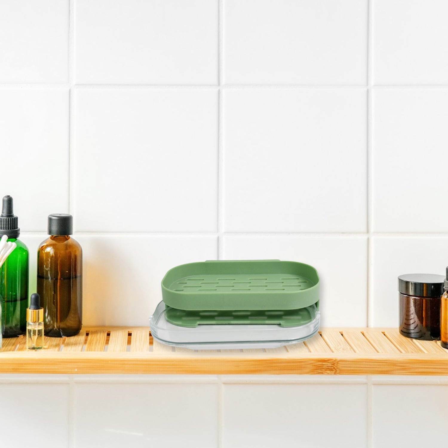 Dish Brush Set with Handle, Replacement Heads, Drain Tray in Kitchen (9 Pcs Set) your brand