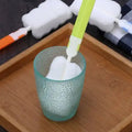 Sponge Cleaning Brush Kitchen Tool Bottle Soft Brush for Dishes| Cleaning Brush Cleaner with Plastic Long Handle, Soft Dish Washing Foam Cleaning Brushes For Cups Mugs Kettles Wine Glasses and Baby Bottles (1 Pc) - Shopmania Wholesale
