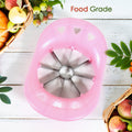 Multi Purpose Fruit Slicer Apple Cutter Regular With 8 Stainless Steel Blades Apple Slicer (1 Pc) - Shopmania Wholesale