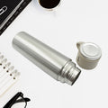 Stainless Steel Vacuum Flask Set with 3 Steel Cups Combo for Coffee Hot Drink and Cold Water Flask Ideal Gifting Travel Friendly Latest Flask Bottle. (500ml) your brand