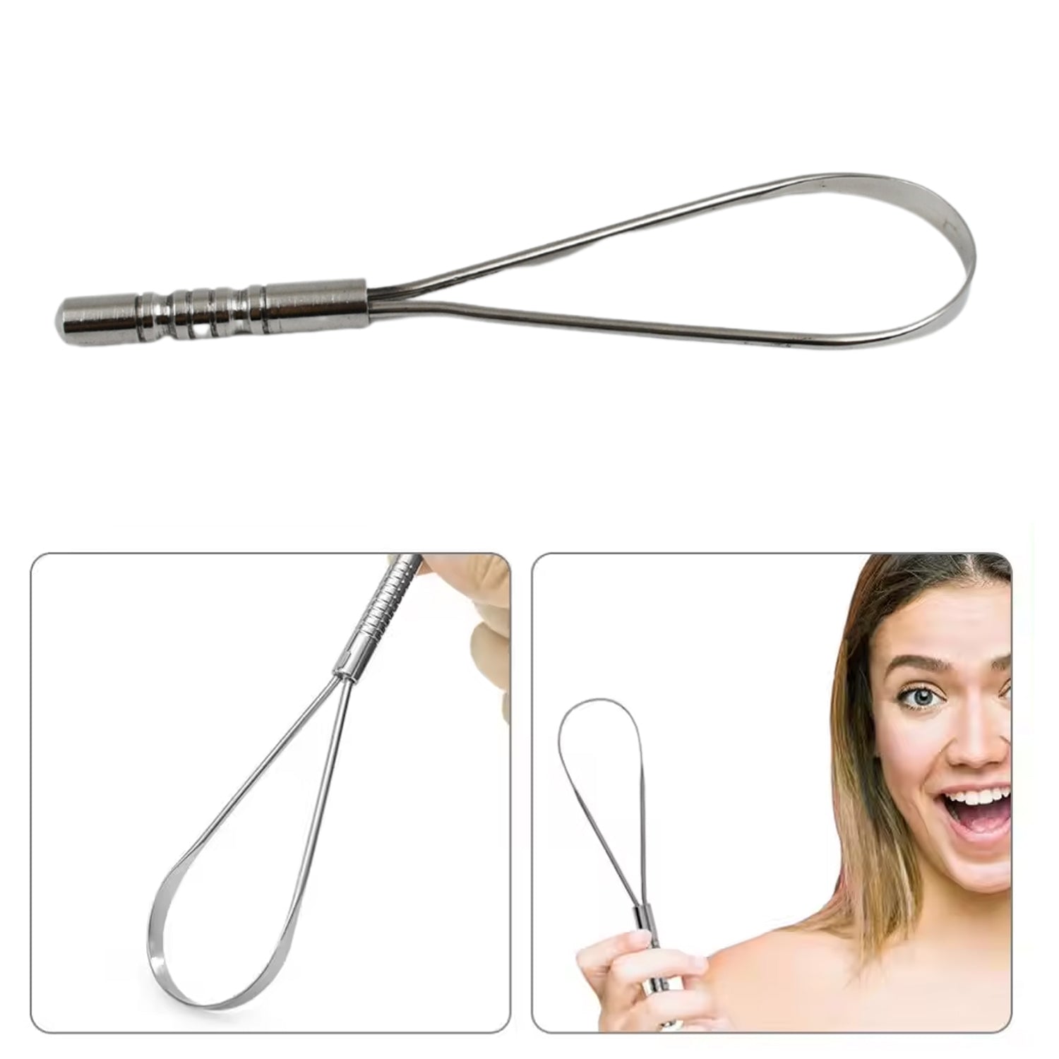 Steel Tongue Cleaner, Tongue Scraper (1 Pc) - Shopmania Wholesale