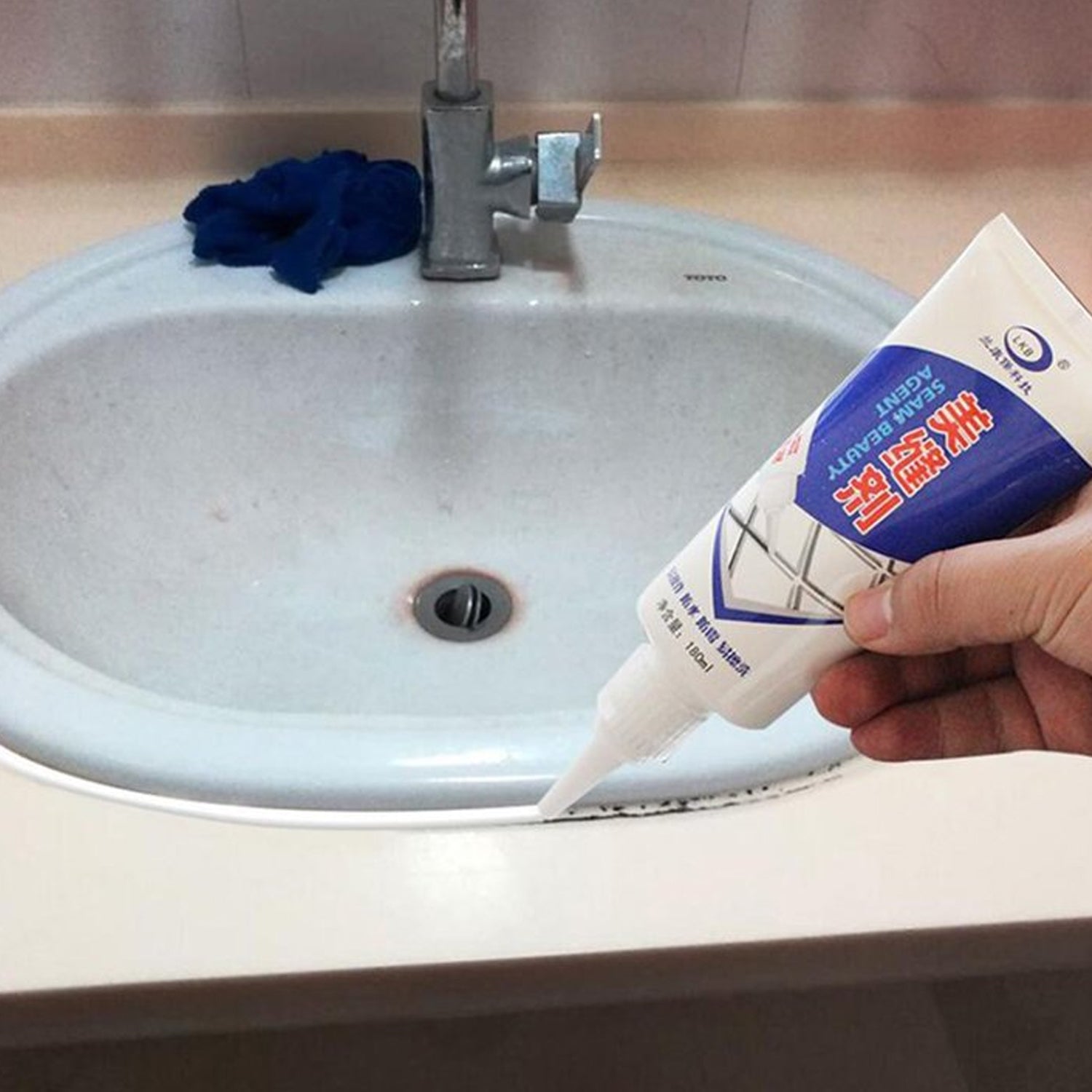 Waterproof Tile Gap / Crack / Grout Filler Water-Resistant Silicone Sealant for DIY Home Sink Gaps / Tiles Gaps / Grouts Repair Filler Tube For Home, Office, Bathroom, Toilets(180 Ml) - Shopmania Wholesale