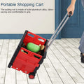 Foldable Shopping Grocery Trolley / Cart Travel Portable Food Basket (1 Pc) - Shopmania Wholesale