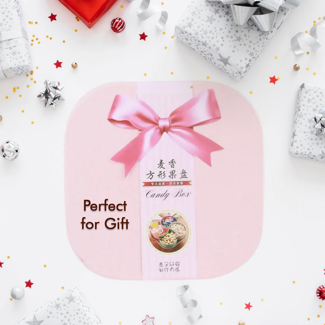 pink colored lunch box