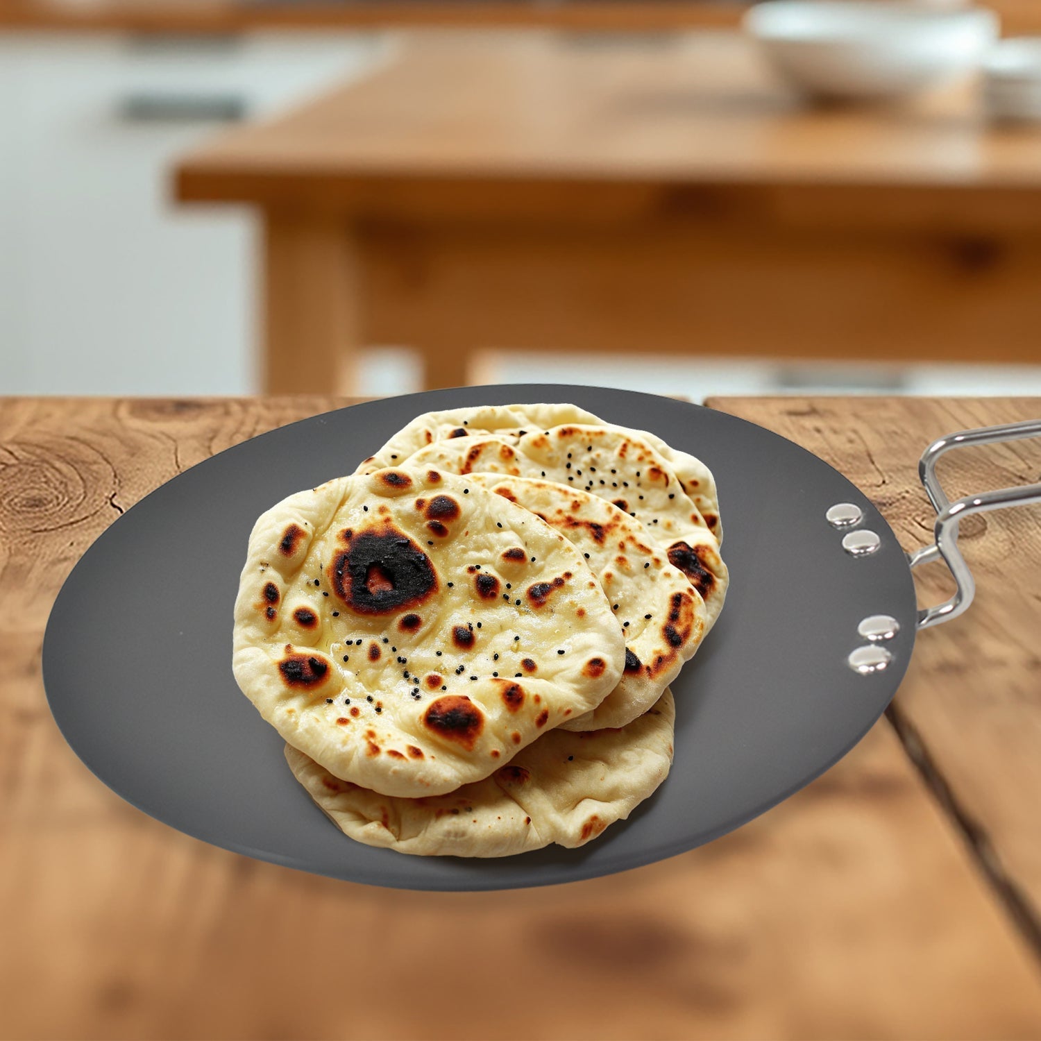 Multi Purpose Aluminium Rays Roti Tawa (10 Inch / 3 MM / 1-Year warranty) your brand