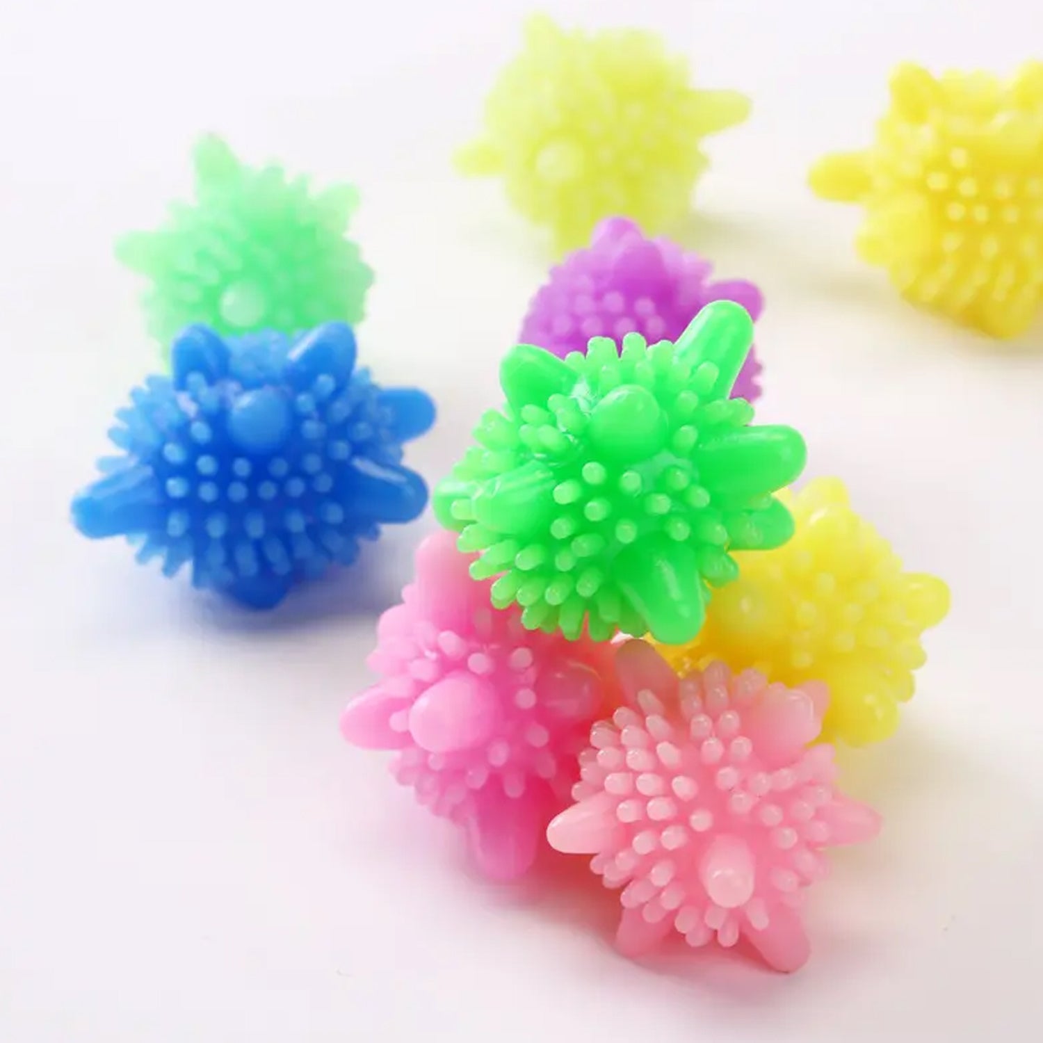 Soft Star Washing Machine, Laundry Dryer Balls Laundry Ball for Household Cleaning Washing Machine Clothes Softener (10 Pcs / Multi Color) - Shopmania Wholesale