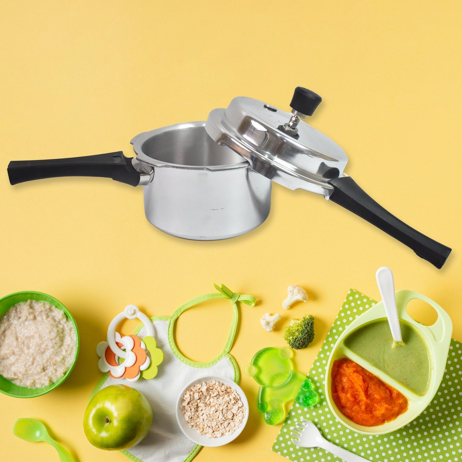 Aluminium Rays Pearl Pressure Cookers With Outer Lid (2.5 Litres / 5-Year warranty) your brand