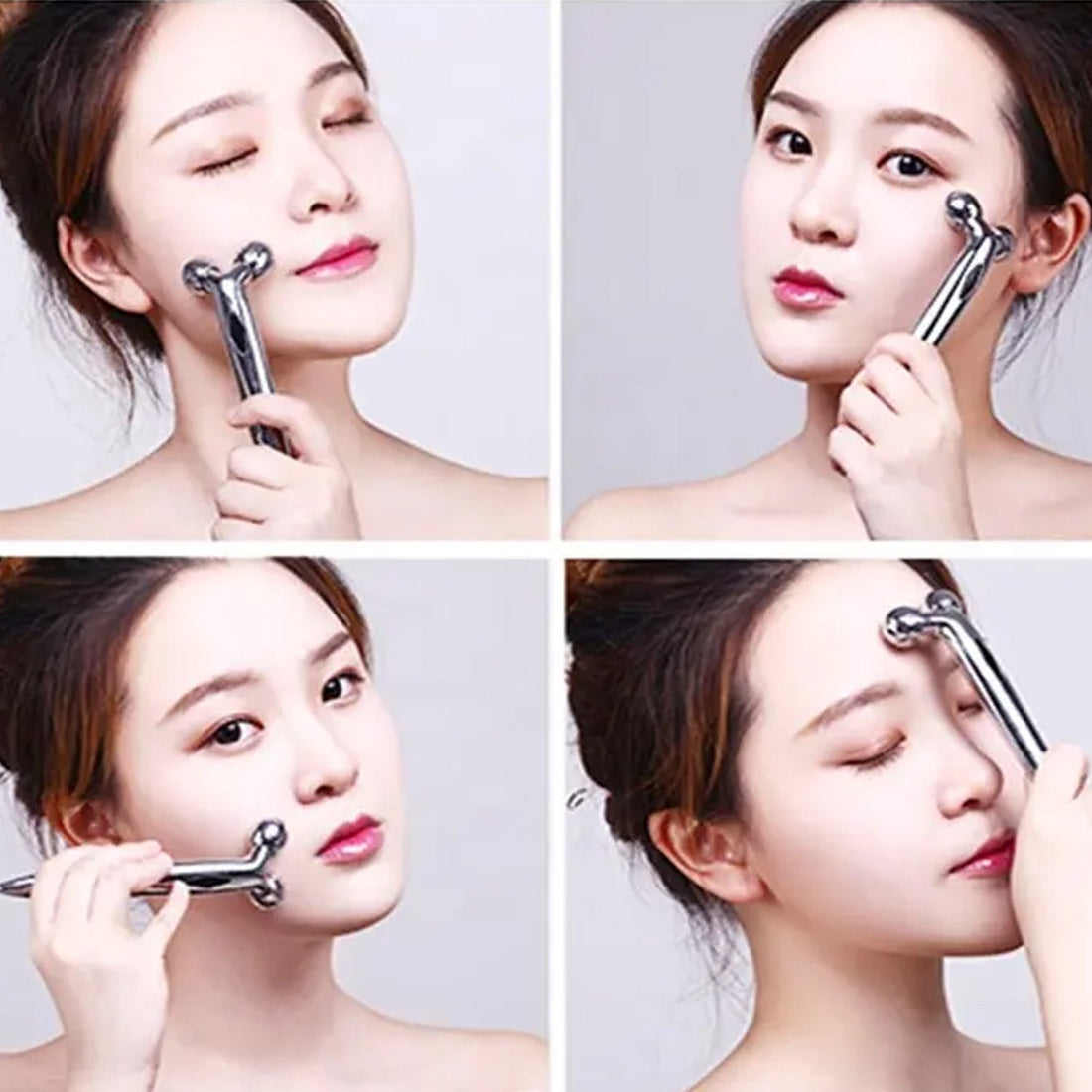 360-degree facial roller for skin lifting and tightening
