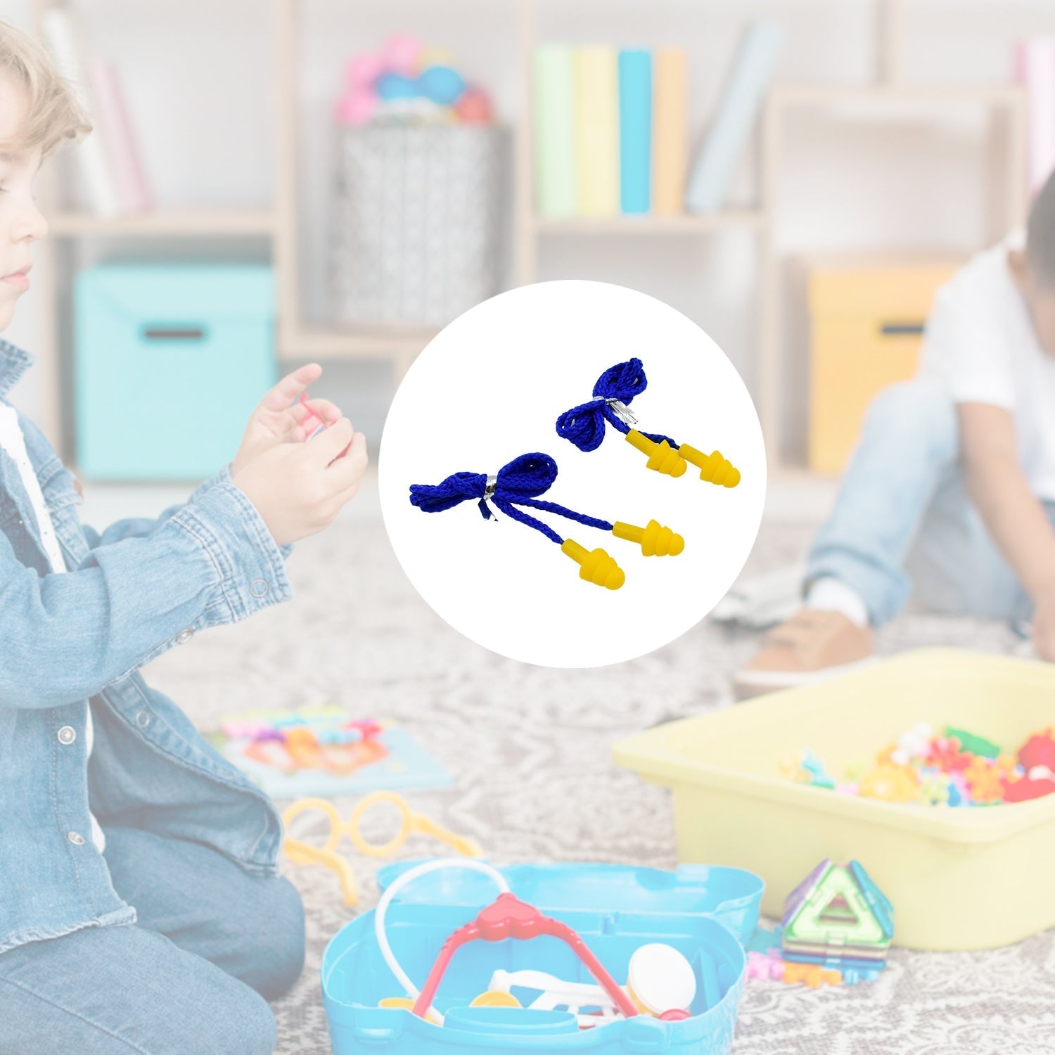 Soft Silicone Ear Plugs Hearing Protection (2 Pc Set) your brand