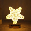 Star Shape Crystal Diamond Lamp Cordless Luxury Lamp with USB Rechargeable, 3-Way Dimmable & Touch Control Decorative Nightstand Lamp for Bedroom, Living Room, Party, Restaurant Decor (1 Pc ) - Shopmania Wholesale