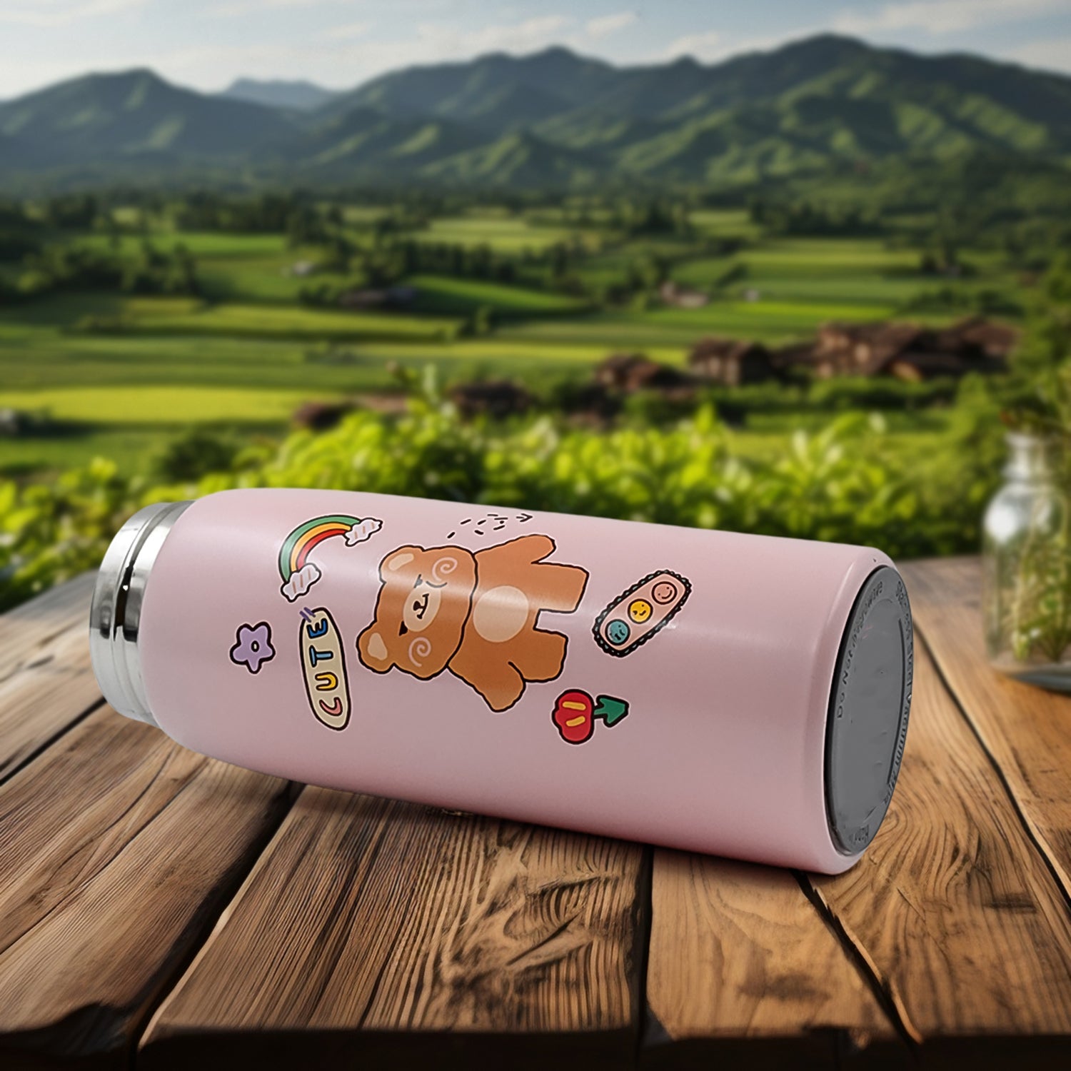 Smart Vacuum Insulated Water Bottle with LED Temperature Display (450 ML Approx / Mix Color & Design) - Shopmania Wholesale