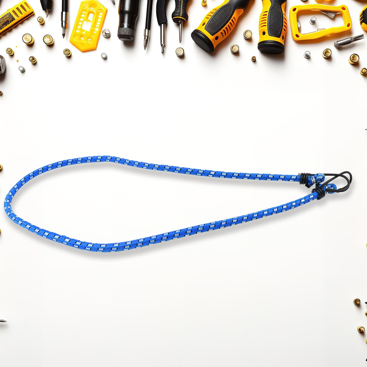 Nylon Elastic Tying Rope with Hooks (1 Pc / 1 Mtr.) - Shopmania Wholesale