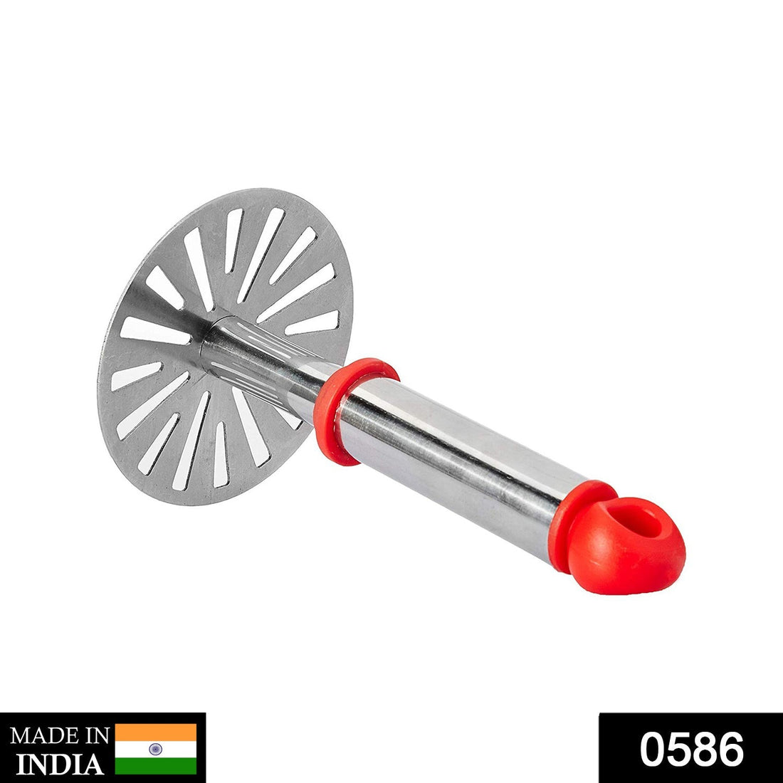 Stainless steel potato masher