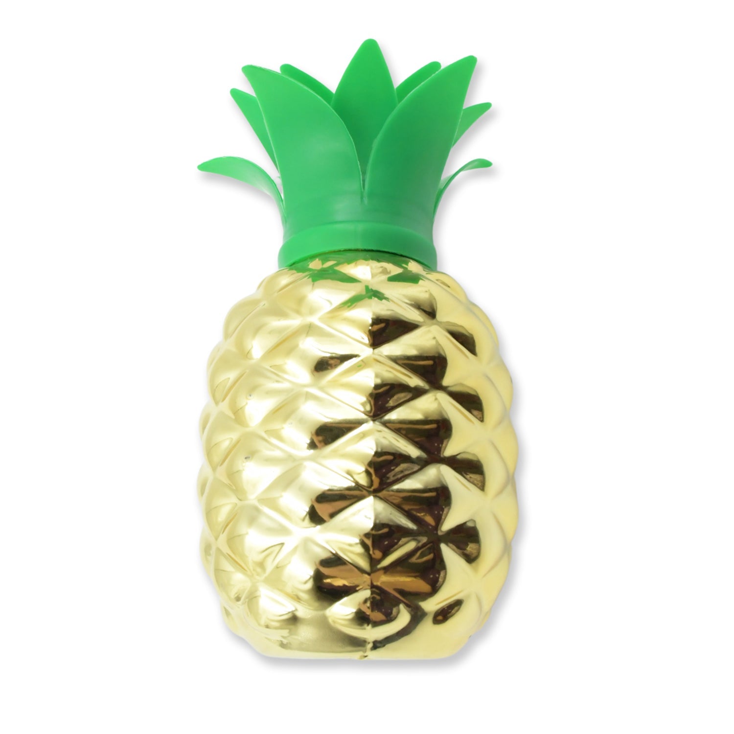 Plastic Pineapple Cups with Straw (1 Pc) - Party Favors, Hawaiian, Beach your brand