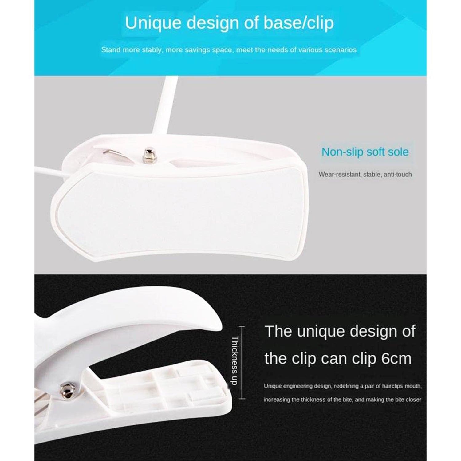 Desk Lamp Adjustable Gooseneck USB Rechargeable 3 modes of Lighting, Reading Lamp for Dorm White, Study Desk lamp Suitable for Girls College Bedroom Reading your brand